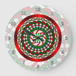 The Colors of Christmas Clock