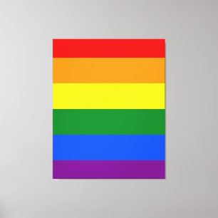 The colors of the rainbow canvas print