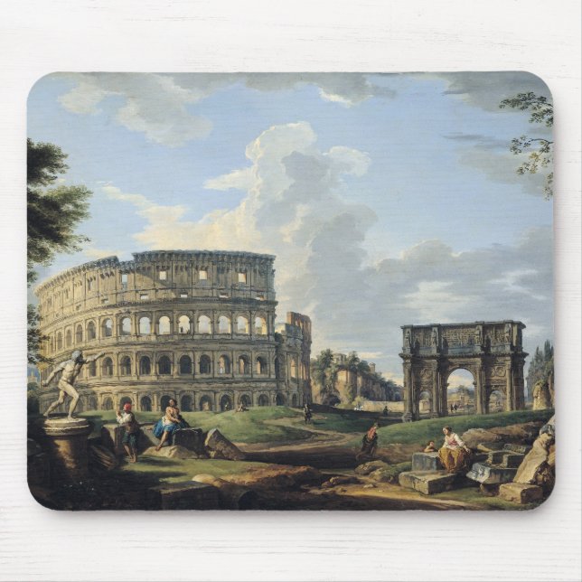 The Colosseum and the Arch of Constantine Mouse Pad (Front)