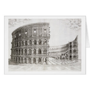 The Colosseum, built in AD 80 (graving)