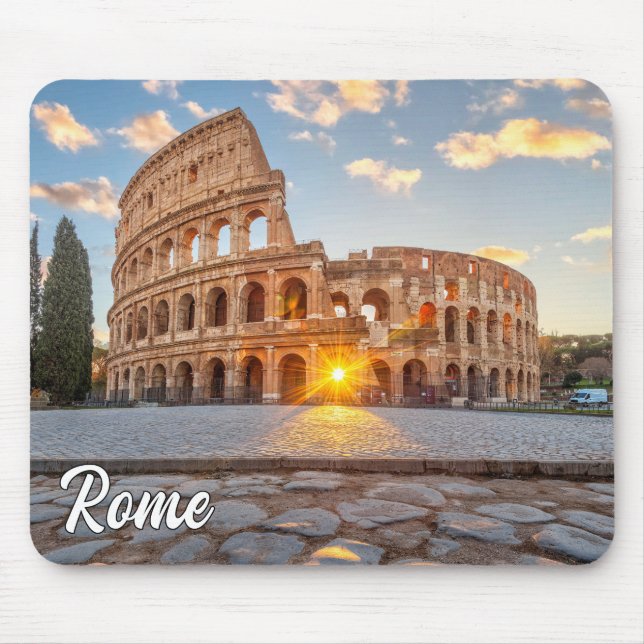 The Colosseum, In Rome, Italy Mouse Pad (Front)