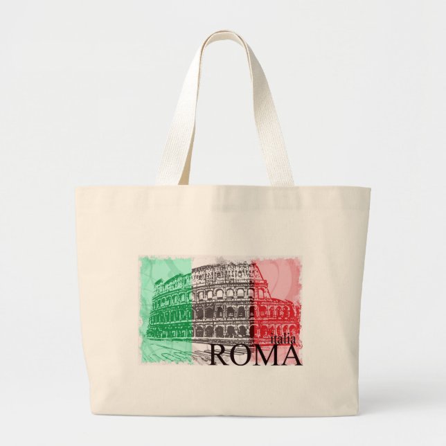 The Colosseum Large Tote Bag (Front)
