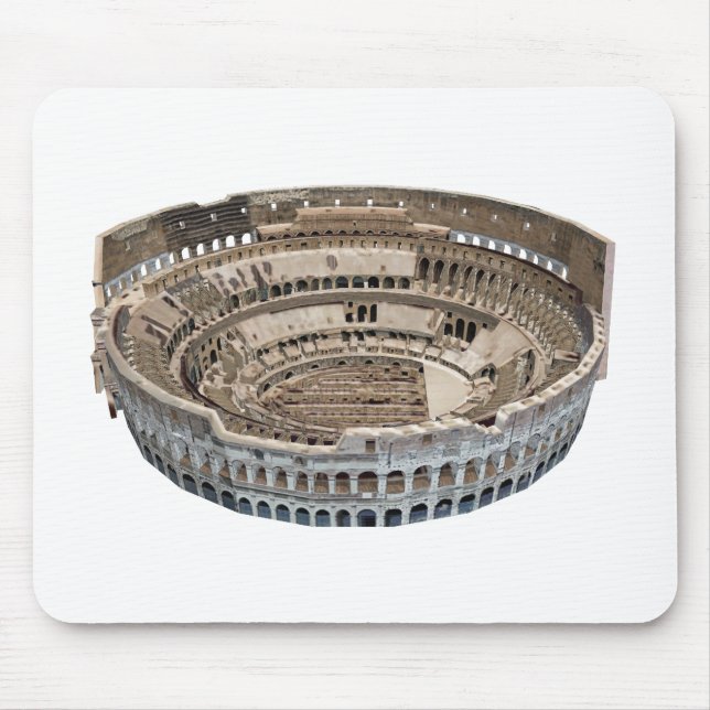 The Colosseum of Rome: 3D Model: Mouse Pad (Front)