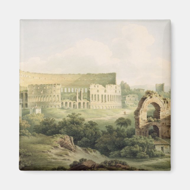 The Colosseum, Rome, 1802 (w/c over graphite on wo Magnet (Front)