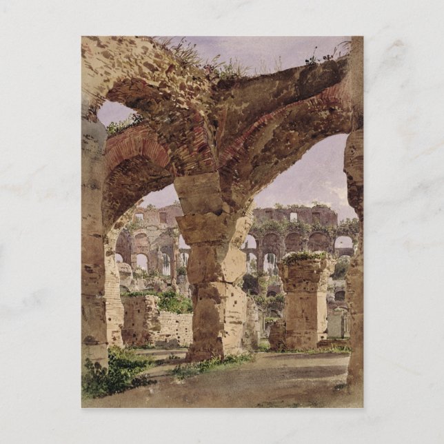 The Colosseum, Rome, 1835 Postcard (Front)