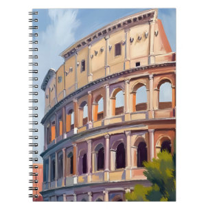 The Colosseum Rome Watercolor Travel Notebook