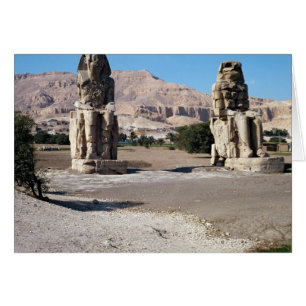 The Colossi of Memnon, statues of Amenhotep