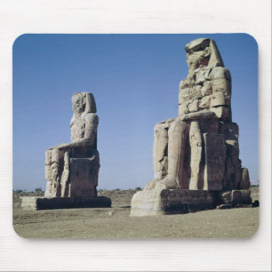 The Colossi of Memnon, statues of Amenhotep Mouse Pad