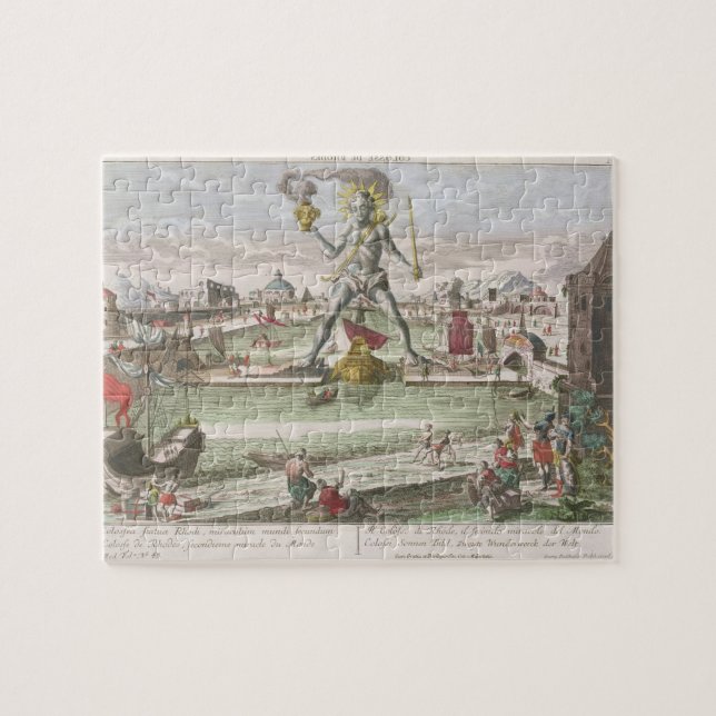 The Colossus of Rhodes, second Wonder of the World Jigsaw Puzzle (Horizontal)