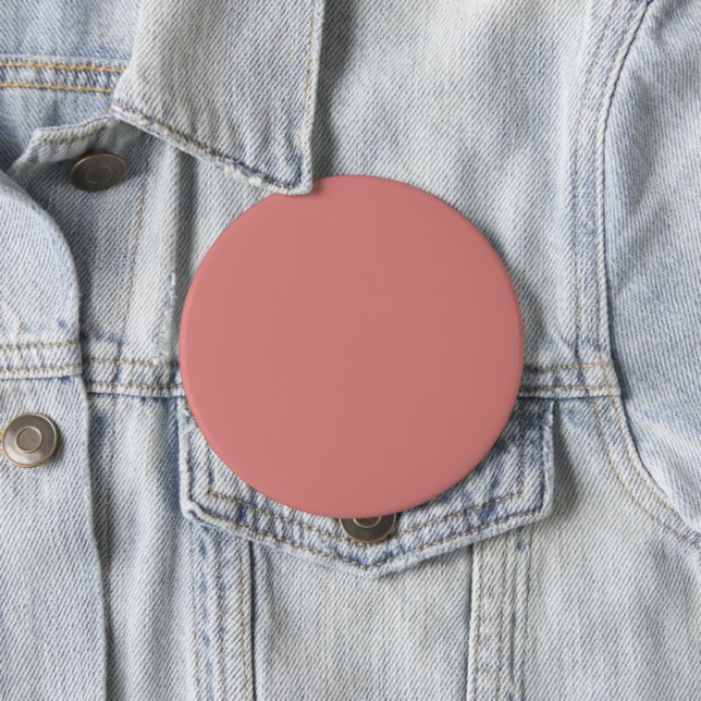 The colour new york pink 4 inch round button (In Situ)
