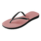 The colour new york pink flip flops (Angled)