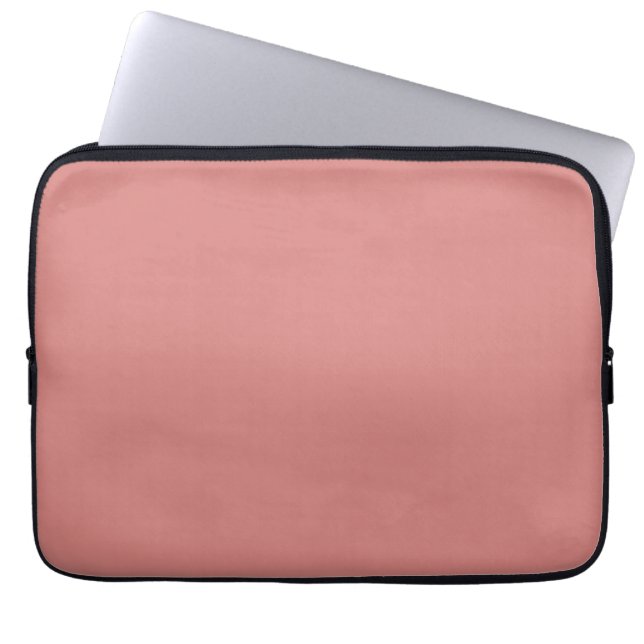 The colour new york pink laptop sleeve (Front)