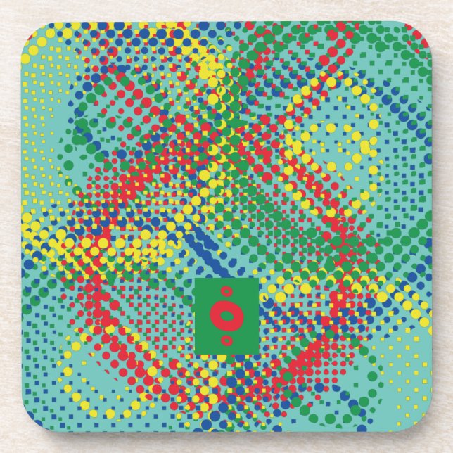 The Colour of Light Pixelat by Masanser Coaster (Front)
