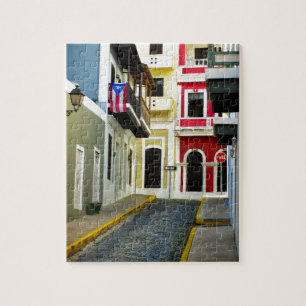 the colour of old San Juan Puerto Rico Jigsaw Puzzle