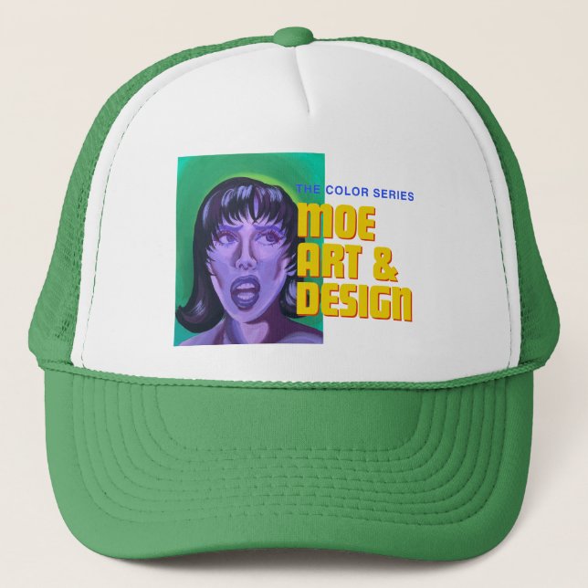 The Colour Series- Purple Trucker Hat (Front)