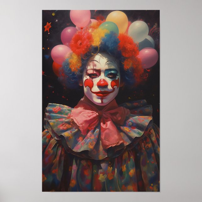 The Colourful and Happy Clown Poster (Front)
