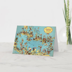 The Colourful Caribbean Islands Card