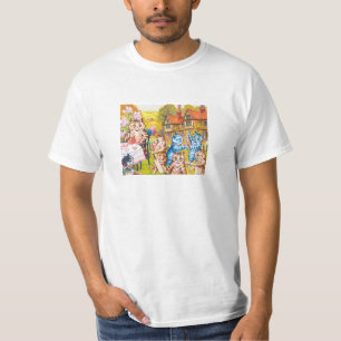 The Colourful Dancing Psychedelic Cats Louis Wain T-Shirt