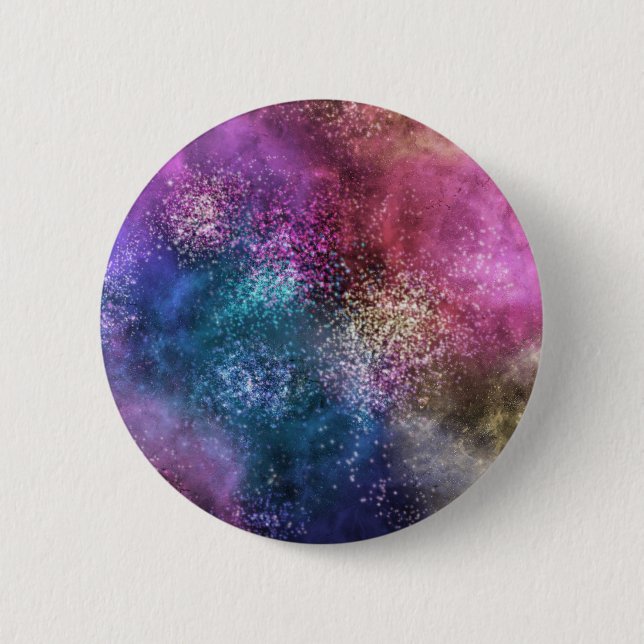The Colourful Galaxy 2 Inch Round Button (Front)