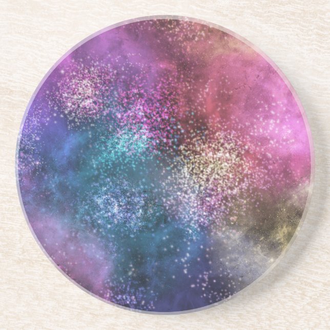 The Colourful Galaxy Coaster (Front)