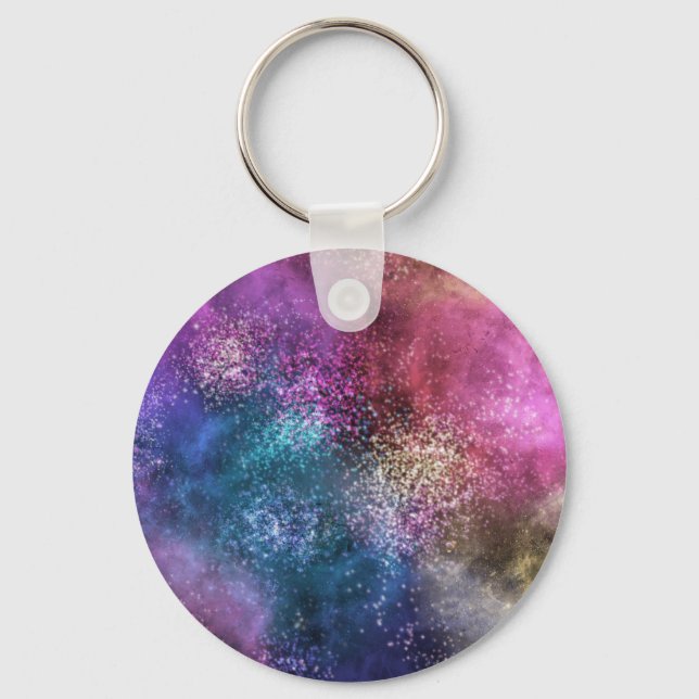 The Colourful Galaxy Keychain (Front)