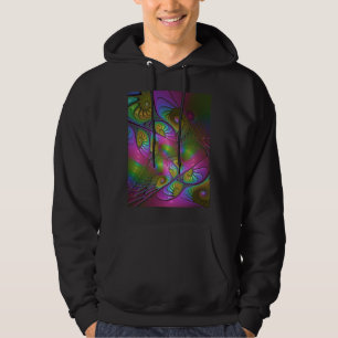 The Colourful Luminous Trippy Abstract Fractal Art Hoodie