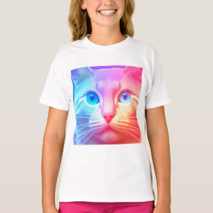 The Colourful Rainbow Kitty T-Shirt