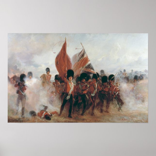 The Colours: advance of the Scots Guards Poster (Front)