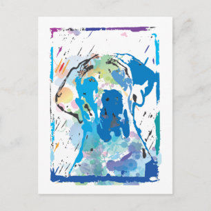 The colours Dane Postcard