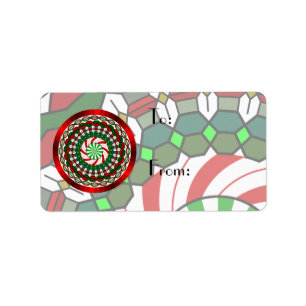 The Colours of Christmas Gift Tag