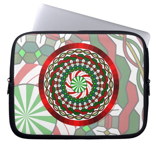 The Colours of Christmas Laptop Case (Front)