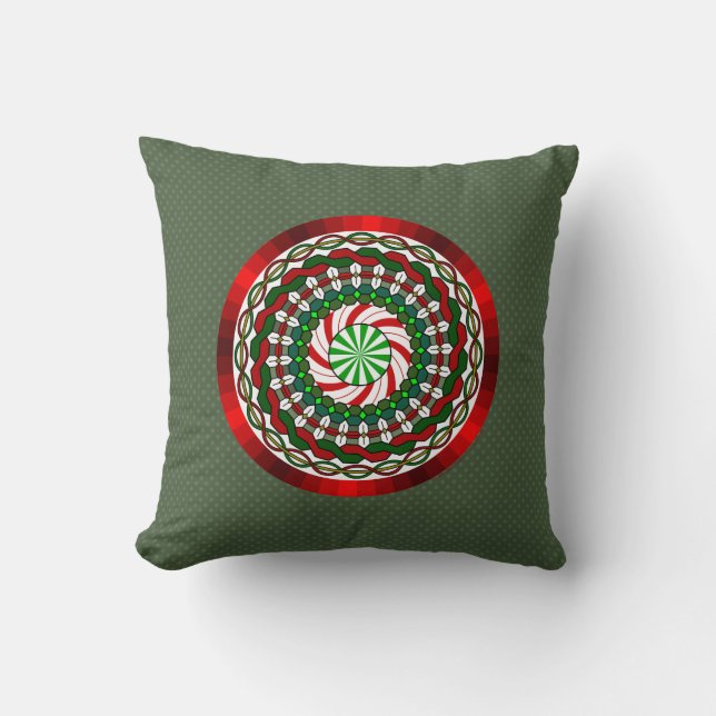 The Colours of Christmas Pillow (Front)