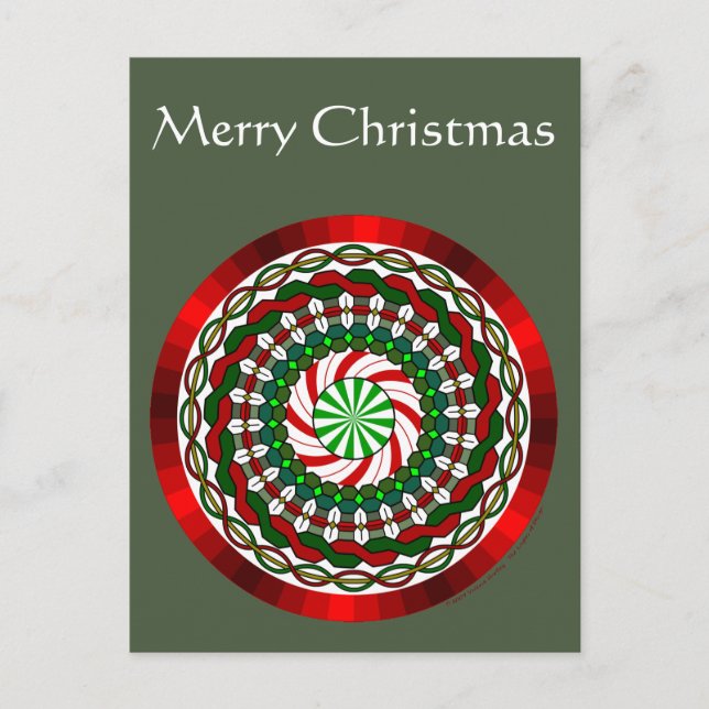 The Colours of Christmas Postcard (Front)