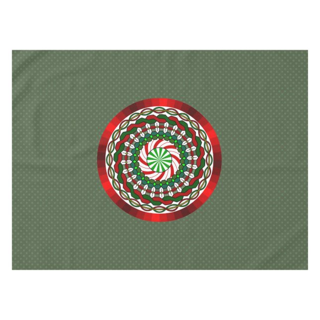 The Colours of Christmas Tablecloth (Front (Horizontal))