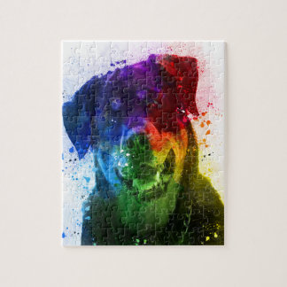 The Colours of Love are a Rottweiler Jigsaw Puzzle