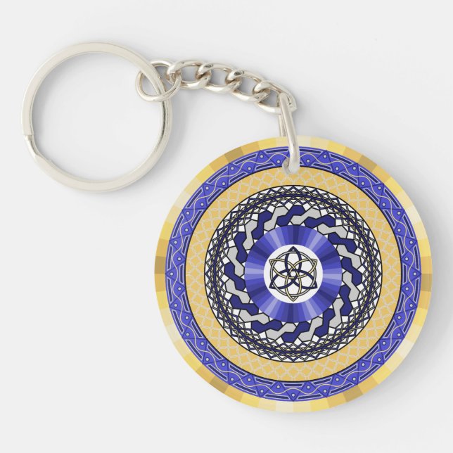 The Colours of New Years Acrylic Keychain (Front)