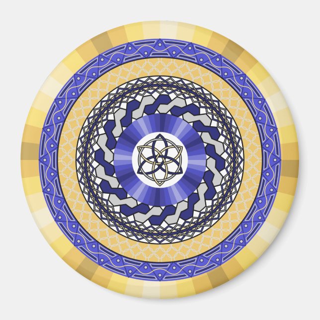 The Colours of New Years Magnet (Front)