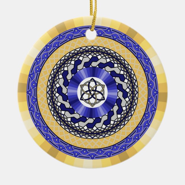 The Colours of New Years Ornament (Front)