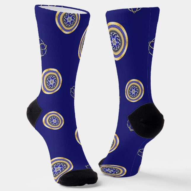 The Colours of New Years Socks (Angled)