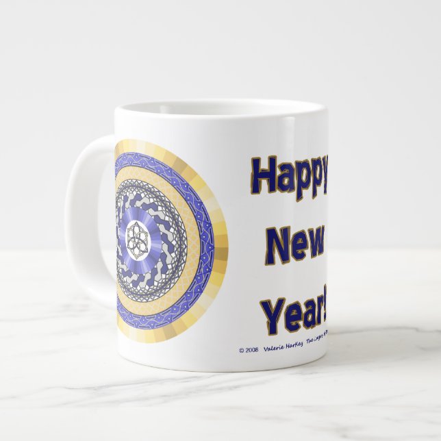 The Colours of New Years Specialty Mug (Front Left)