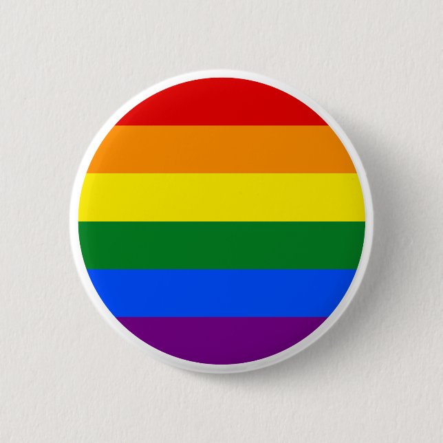 The colours of the rainbow 2 inch round button (Front)