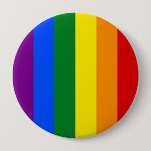 The colours of the rainbow 4 inch round button
