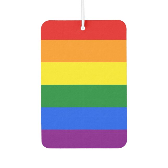 The colours of the rainbow air freshener (Front)