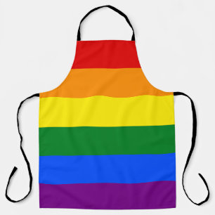 The colours of the rainbow apron
