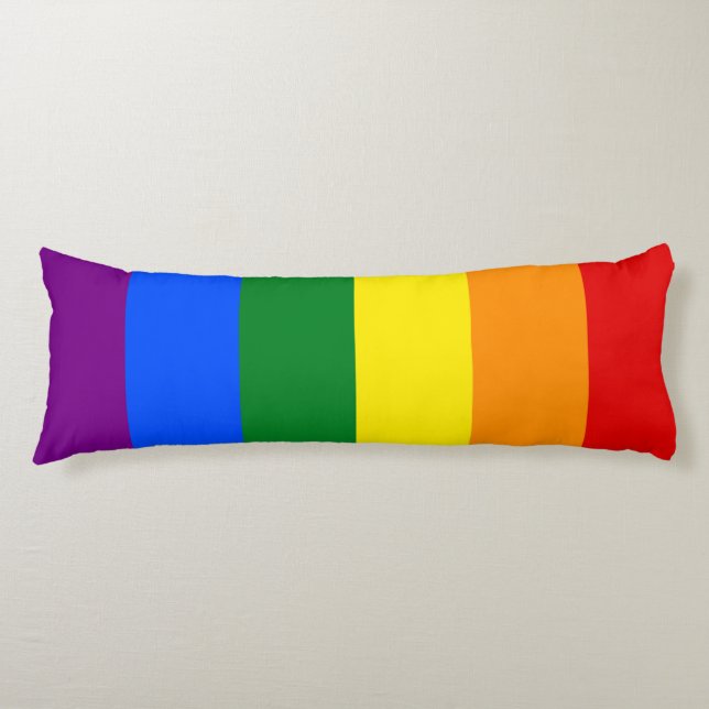 The colours of the rainbow body pillow (Front)