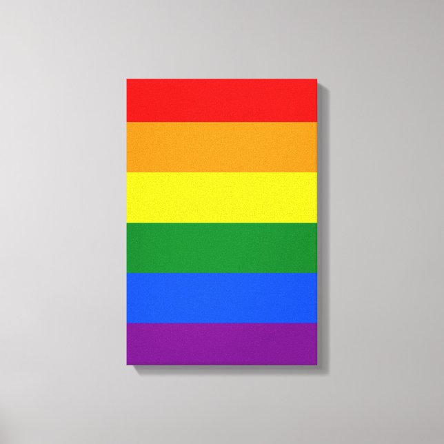 The colours of the rainbow canvas print (Front)