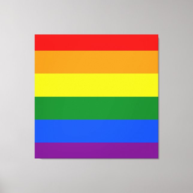 The colours of the rainbow canvas print (Front)