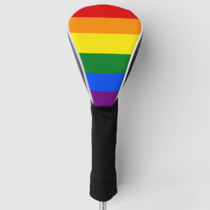 The colours of the rainbow golf head cover
