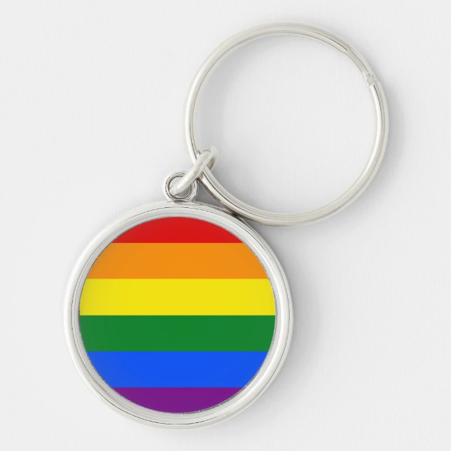 The colours of the rainbow keychain (Front)