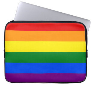 The colours of the rainbow laptop sleeve